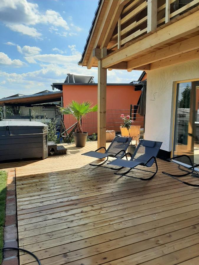 Landliebe, Ferienhaus, 3 Schlafzimmer Mit Sauna Und Outdoor Whirlpool Geierswalde Extérieur photo